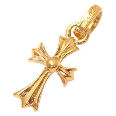 CHROME HEARTS(クロムハーツ) クロス CHクロスベビーファットチャーム22K