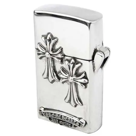 CHROME HEARTS(クロムハーツ) クロス ライター CHクロス Zippo タイニーダブルクロス スリム V2