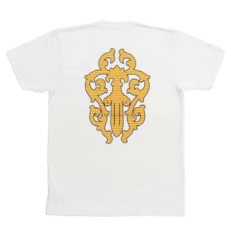 CHROME HEARTS(クロムハーツ) ダガー Tシャツ ヘアリーダガー ヤイクスストライプ
