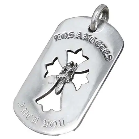 CHROME HEARTS(クロムハーツ) ダガー CHクロスダガードッグタグ FUCKYOU ロサンゼルス限定