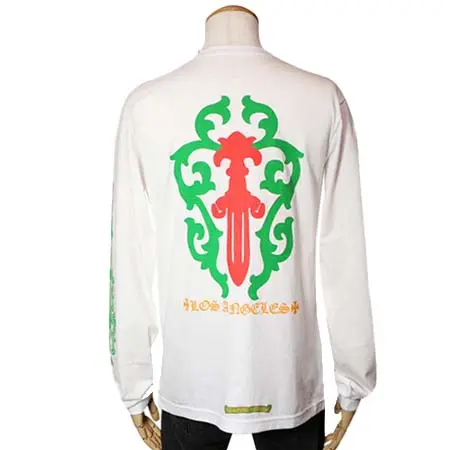 CHROME HEARTS(クロムハーツ) ダガー ロングTシャツ ダガー＆フローラルクロス ロサンゼルス限定