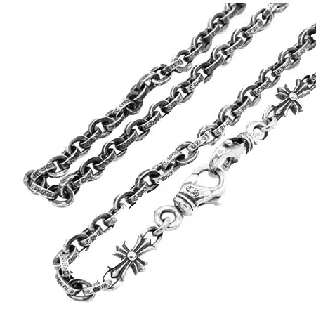 CHROME HEARTS(クロムハーツ) ネックレス ペーパーチェーン ネックレス 2クリップ 30インチ(約76cm)