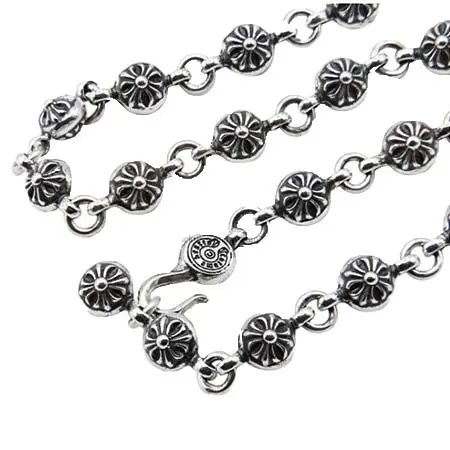 CHROME HEARTS(クロムハーツ) ネックレス クロスボールネックレス 18インチ(約46cm)