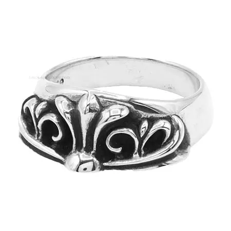 CHROME HEARTS(クロムハーツ) リング ハーフ クラシックキーパーリング