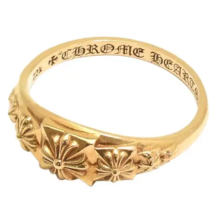 CHROME HEARTS(クロムハーツ) リング バブルガムリング タイニーピラミッド 22K