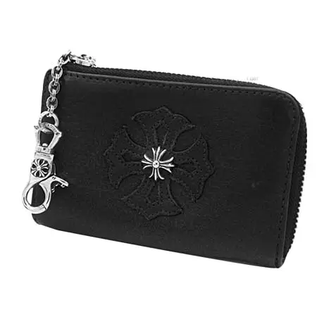 CHROME HEARTS(クロムハーツ) 財布 ミニポーチ CHプラスパッチ with クリップチェーン ウォレット