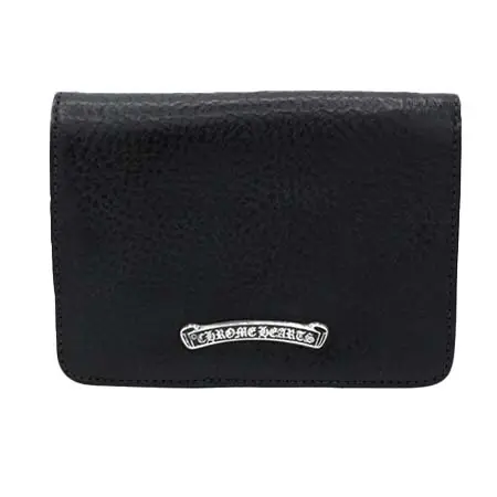 CHROME HEARTS(クロムハーツ) 財布 ジョーイウォレット ブラック ヘビーレザー