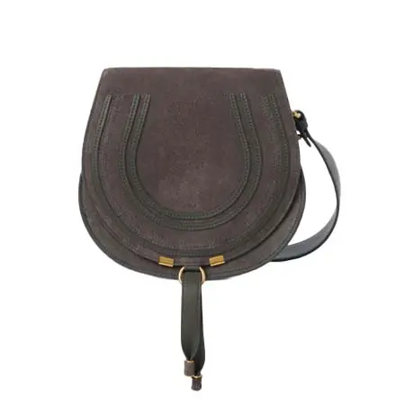 Chloe(クロエ) スエードレザー製Marcieサドルバッグ
