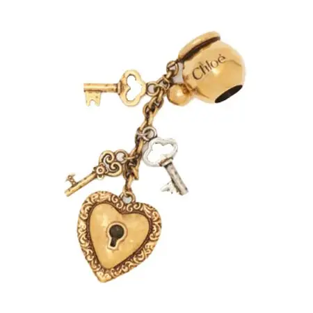 Chloe(クロエ) ブラス製Bracelet bag Sphere Key Dice チャーム