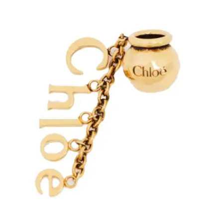 Chloe(クロエ) ブラス製Sphere Chloé Letters Dice ブレスレットチャーム