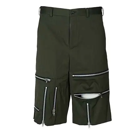 COMME des GARCONS HOMME PLUS(コムデギャルソンオムプリュス) ウール/綿バックサテン ショーツ (PP-P008-051)