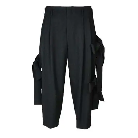 COMME des GARCONS HOMME PLUS(コムデギャルソンオムプリュス) ウールギャバジン 中パンツ (PO-P054-051)