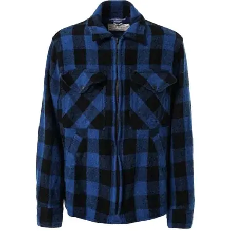 COMME des GARCONS JUNYA WATANABE MAN(コムデギャルソンジュンヤワタナベマン) ウールチェック 製品縮絨 FILSON Wネーム ZIPブルゾン