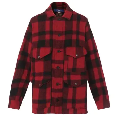 COMME des GARCONS JUNYA WATANABE MAN(コムデギャルソンジュンヤワタナベマン) ウールチェック 製品縮絨 FILSON Wネーム ブルゾン