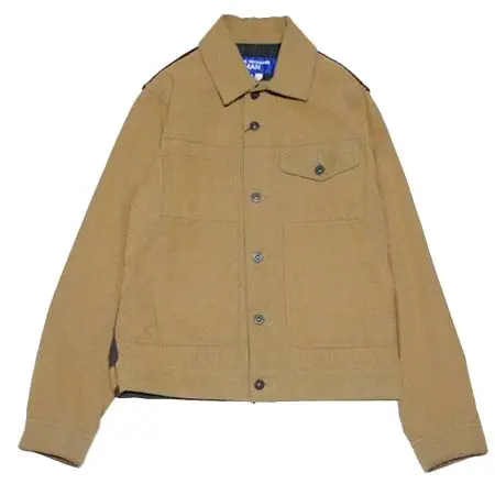 COMME des GARCONS JUNYA WATANABE MAN(コムデギャルソンジュンヤワタナベマン) 綿ウレタンデニムコーティング×ウールチェックツイード FILSON WネームJKT