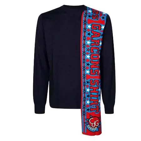 COMME des GARCONS SHIRT(コムデギャルソンシャツ) logo-detail sweater