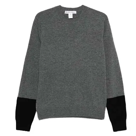 COMME des GARCONS SHIRT(コムデギャルソンシャツ) contrast-panel crew-neck sweater