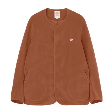 DANTON(ダントン) MEN’S FLEECE COLLARLESS JACKET