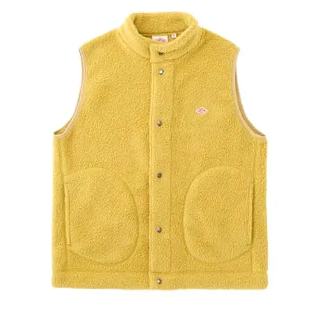 DANTON(ダントン) MEN’S DOUBLE FACE BOA STAND COLLAR VEST