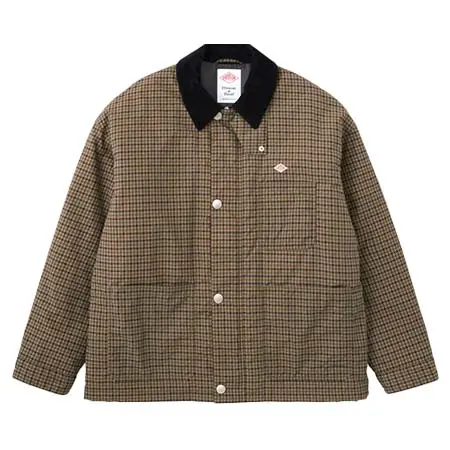 DANTON(ダントン) MEN’S NYLON TUSSAH WORK JACKET PLAID