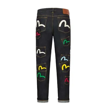 EVISU(エヴィス) マルチポケットレギュラーフィットジーンズ
