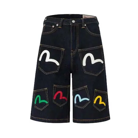 EVISU(エヴィス) マルチポケットファッションフィットデニムショーツ