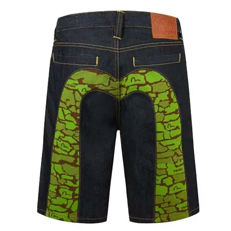 EVISU(エヴィス) 石垣迷彩インサート大黒レギュラーフィットデニムショーツ