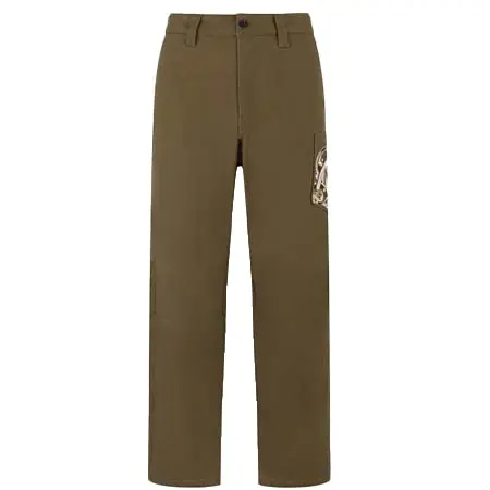 EVISU(エヴィス) カモメとロゴ刺繍 リラックス フィット ウーブン パンツ