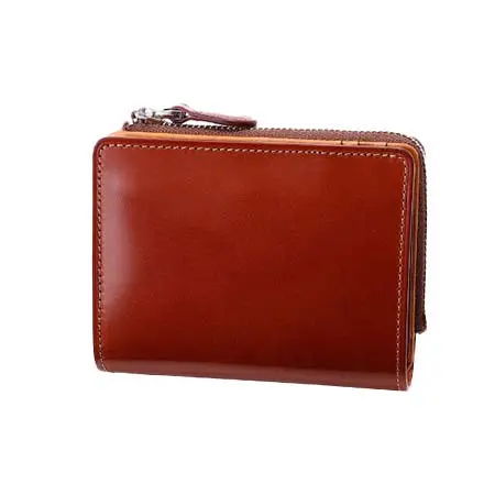 GANZO(ガンゾ) CORDOVAN R.C. (コードバンアールシー) Lファスナー二つ折り財布