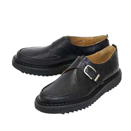 GEORGE COX(ジョージコックス) YMC RIPPLE HATTON MONK リップルソール レザーシューズ 040E