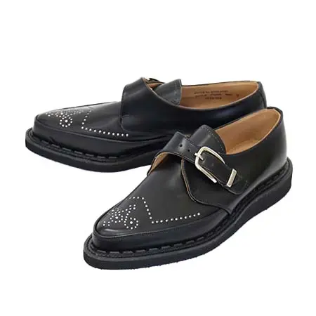 GEORGE COX(ジョージコックス) STUDDED STRUMMER MONK 4200X EVAソール レザーシューズ 040