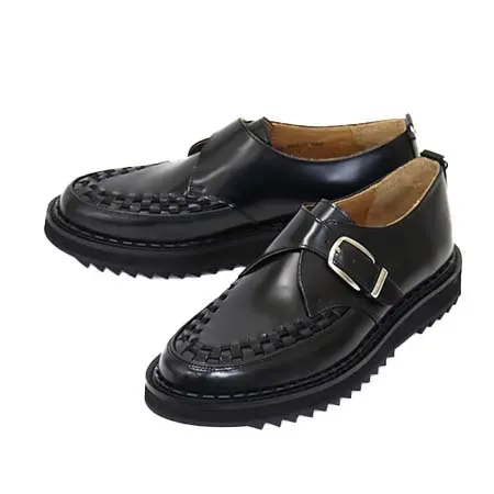 GEORGE COX(ジョージコックス) RIPPLE HATTON MONK リップルソール レザーシューズ 040