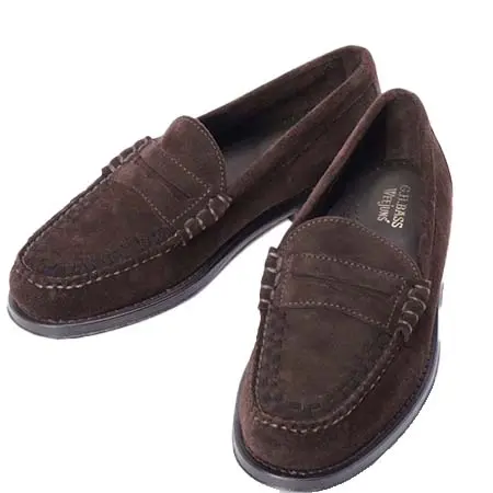 G.H.BASS(ジーエイチバス) 11012F / SUEDE CHOCOLATE (LEATHER SOLE)