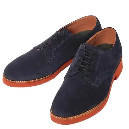 G.H.BASS(ジーエイチバス) 12512 DIRTYBUCK DERBY / NAVY SUEDE (RUBBER SOLE)
