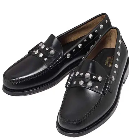 G.H.BASS(ジーエイチバス) 11014W / BLACK (LEATHER SOLE)