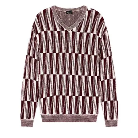 GIORGIO ARMANI(ジョルジオアルマーニ) Vネック　カシミアブレンド