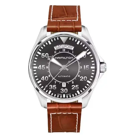 HAMILTON(ハミルトン) カーキ アビエーション Pilot Day Date Auto H64615585