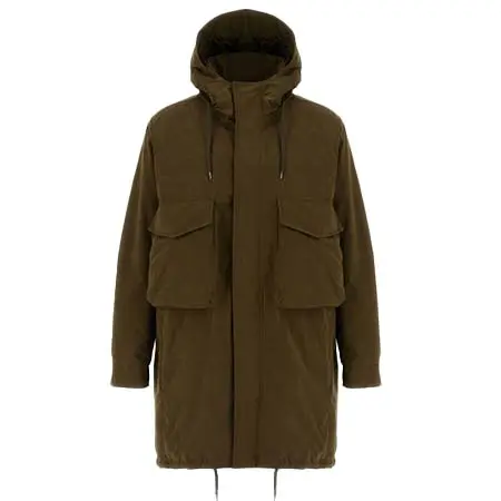 HERNO(ヘルノ) ワックスドテックコットン コート