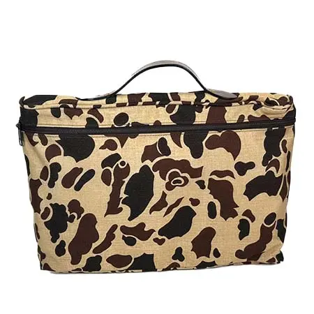 Herve Chapelier(エルベシャプリエ) 915W カモフラージュ (レザーハンドルA4ブリーフL　迷彩)