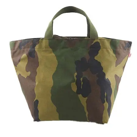 Herve Chapelier(エルベシャプリエ) 1925WTD カモフラージュ(コーデュラ舟型トートL)