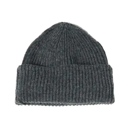 HYKE(ハイク)  RIBBED KNIT WOOL BEANIE