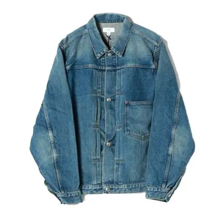 HYKE(ハイク) ≪GENDERLESS≫ DENIM JACKET TYPE1/REGULAR FIT