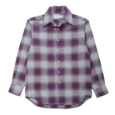 INDIVIDUALIZED SHIRTS(インディビジュアライズドシャツ) ”OMBRE FLANNEL(CABANA COLLAR SHIRT)”
