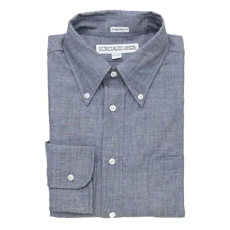 INDIVIDUALIZED SHIRTS(インディビジュアライズドシャツ) ”RIGID CHAMBRAY (CLASSIC FIT BUTTON DOWN SHIRT)”