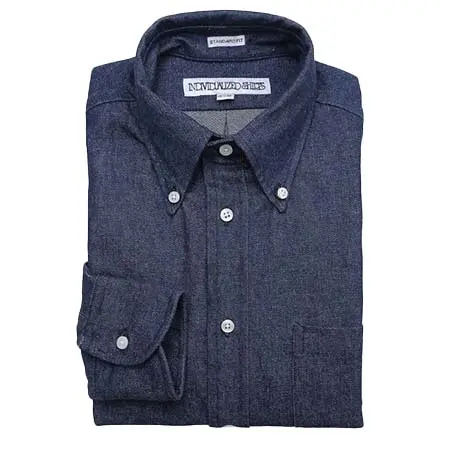 INDIVIDUALIZED SHIRTS(インディビジュアライズドシャツ)  ”VINTAGE DENIM(STANDARD FIT BUTTON DOWN SHIRT)”