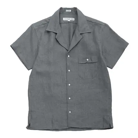INDIVIDUALIZED SHIRTS(インディビジュアライズドシャツ) ”NEW YORK LINEN(ATHLETIC FIT CAMP COLLAR L/S SHIRTS)”