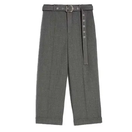 JIL SANDER(ジルサンダー) ウールキャンバス ベルトパンツ