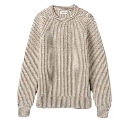 JOHNSTONS OF ELGIN(ジョンストンズオブエルガン) リブ編みドネガル・カシミヤ・マール・ジャンパー