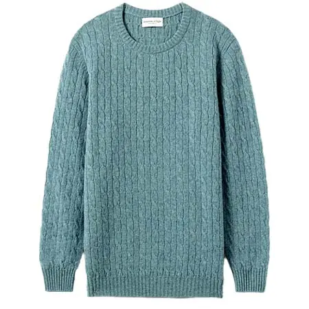 JOHNSTONS OF ELGIN(ジョンストンズオブエルガン) ケーブル・ニット・カシミヤ・ジャンパー