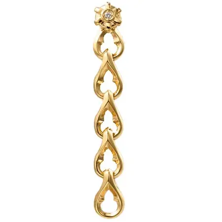 Justin Davis(ジャスティンデイビス) YOUR HOPE ピアス ゴールドフィニッシュ